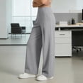 thumbnail image 6 of JYnXIANTI Womens High Waisted Pants Lightweight Pleated Front Pants Loose Athletic Running Trousers with Pockets for Women, 6 of 6