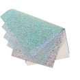 thumbnail image 3 of Himition 5 Sheets of DIY Sequin Fabric Shiny PU Fabric Sheet Home Sewing Fabric Wear-resistant PU Sheet, 3 of 5