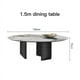 thumbnail image 1 of Stainless Steel Marble Kitchen Tables For Dinner Modern Long Rectangular Pandora Glossy Slate Dining Table Indoor Furniture My Lux Decor Round, 1 of 17
