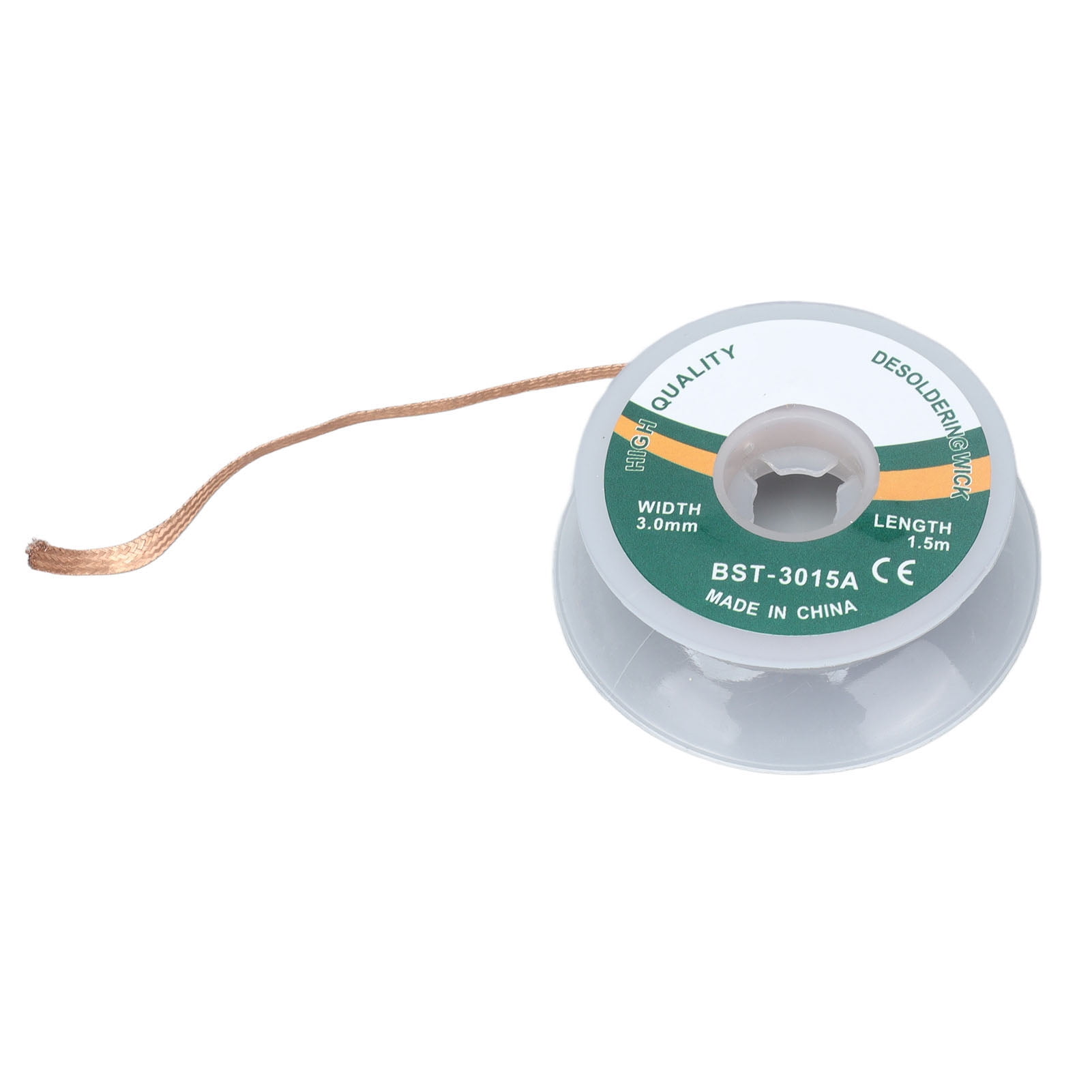 Tresse à Dessouder Cuivre 3,5mm X 1,5m - Avec Flux De Résine, Pour Réparation électronique, Soudure Précise PCB/BGA
