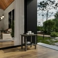 thumbnail image 2 of Wildridge Classic Side Table, Dark Gray - Outdoor Weather Resistant Recycled Plastic Furniture for Patio, 2 of 4