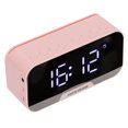 thumbnail image 3 of D‑88 Altavoz de Reloj Bluetooth Multifuncional Altavoz portátil con función de Reloj Despertador Dual para Dormitorio OficinaRosa, 3 of 8