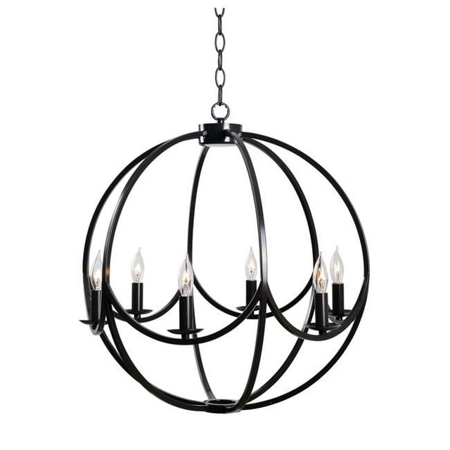 Kenroy Home 93916BL Onyx 6 Lustre Léger - 22 x 21 Po.