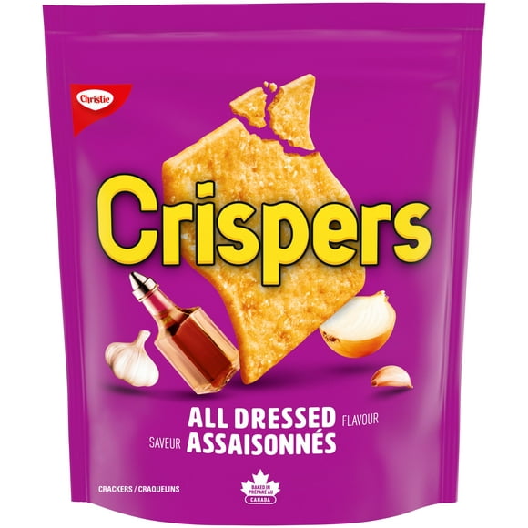 Crispers, All Dressed Flavour, Salty Snacks, Is It a Chip or a Cracker, 145 g