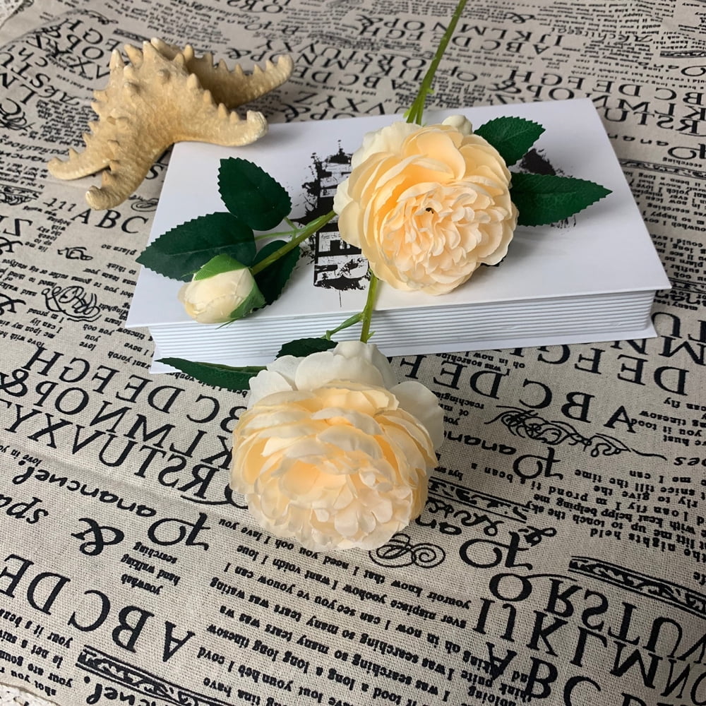 2" Small Peony 20Pcs Artificial Silk Small Flower Heads for Wedding Home Decor 