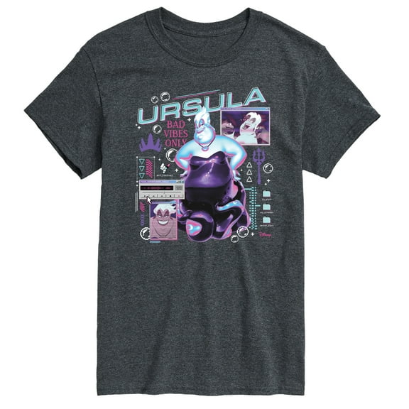 Disney Villians - Ursula Computer Pop Up - Men's Short Sleeve Graphic T-Shirt