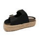 thumbnail image 5 of Sandalia De Plataforma Vida Leve Para Mujer Color Negro Talla 27 Vida Leve PIA-04-NEGRO, 5 of 5