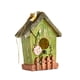 thumbnail image 1 of Casa de pájaros colgante para exteriores, novedosa caja nido rústica para casa de campo, decorativa Verde, 1 of 9