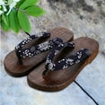 thumbnail image 4 of Japanese Style Clogs Slippers Sandals Flops for Men and Women Daily Wearing - Blue Round 42, 4 of 7