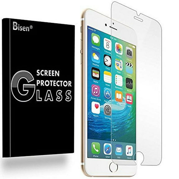 BISEN, iPhone 7 Plus 5.5" [1-Pack] Tempered Glass Screen Protector [3D Touch Compatible], Anti-Scratch, Anti-Shock, Shatterproof, Bubble Free