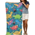 thumbnail image 2 of Dinosaur Beach Towel for Men Towel Beach Bulk Toddler Beach Towel, 2 of 5