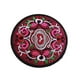 thumbnail image 2 of Wosthever Posavasos para bebidas, alfombrilla para taza de té, cojín portátil para botella, almohadilla bordada, almohadillas aislantes para Mostrada Rojo púrpura, 2 of 6