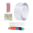 thumbnail image 2 of Abbracc Transparent Sticky Tape for Children DIY 2mmx5cmx3m Sequins, 2 of 9