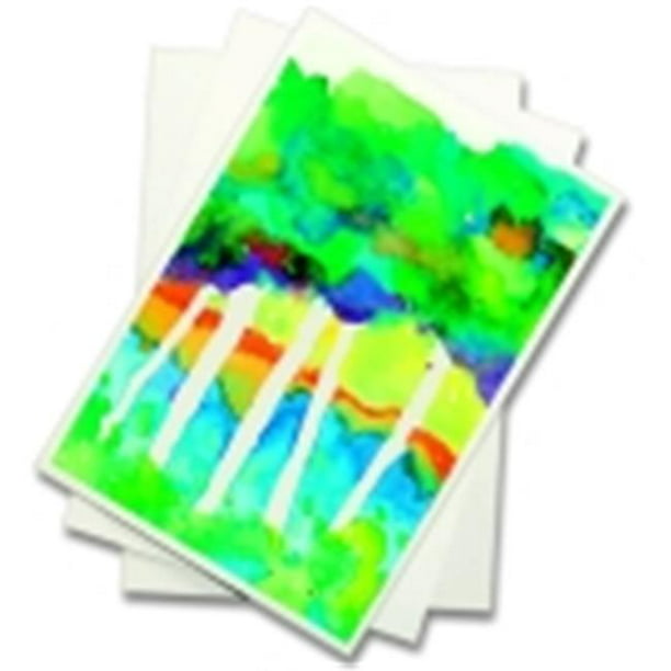 Sax Aquarelle Papier Scolaire Pack pour les Artistes Débutants - 9 x 12 Po. - Blanc Naturel&44; Pack 500