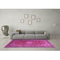 thumbnail image 3 of Ahgly Company Indoor Rectangle Medallion Pink Traditional Area Rugs, 2' x 4', 3 of 4