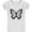 White, variant on Summer Delight Butterfly Graphic T-Shirt for Girls: Cute, Comfortable & Durable, Perfect Summer Casual Wear for Kids M (5-6T) Chill Blue