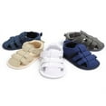 thumbnail image 4 of Infant Toddler Kids Baby Boy Girl Soft Sole Crib Shoes Sandals Sneaker Prewalker, 4 of 6