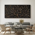 thumbnail image 2 of Large Framed Canvas Print Mystic Night Birds - Dark BotanicalWall Art Decorative Ready to Hang Painting for Living room Bedroom 60x30 inches Black Frame, 2 of 9