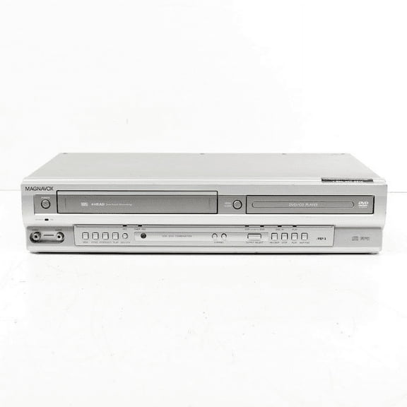 Magnavox MSD804 DVD/VCR Combo Player w/ Original Remote, Manual, A/V Cables, & HDMI Converter