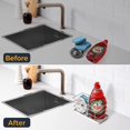 thumbnail image 5 of Organizador para fregadero de cocina, soporte para esponja de fregadero, acero inoxidable, organizador de detergente y jabón, soporte para lavabo de baño, esponjas y dispensador no incluidos, 5 of 5