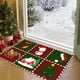 thumbnail image 4 of pstuiky Alfombras navideñas, tapetes navideños, tapetes decorativos navideños para sala, dormitorio, cocina y baño., 4 of 6
