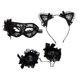 thumbnail image 5 of Lovely Lace Kitten Ears Headband Costume Fancy Dress Bracelet Kids Adult Cosplay Zulema Sombreros de gato, 5 of 8