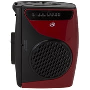 GPX CAS337B Cassette Player with AM/FM Radio, Built-in Microphone, and Stereo Earbuds Included