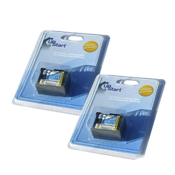 2x Pack Compatible Canon FS20 Battery - Compatible for Canon BP-808 Digital Camcorder Battery (Decoded, 890mAh, 7.4V Lithium-Ion)