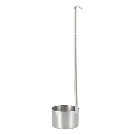 

Wine Ladle Stainless Steel Spoon Wine Dipper Spoon Beer Pouring Measure Spoon with Hook Ladle for Kitchen[500ML]