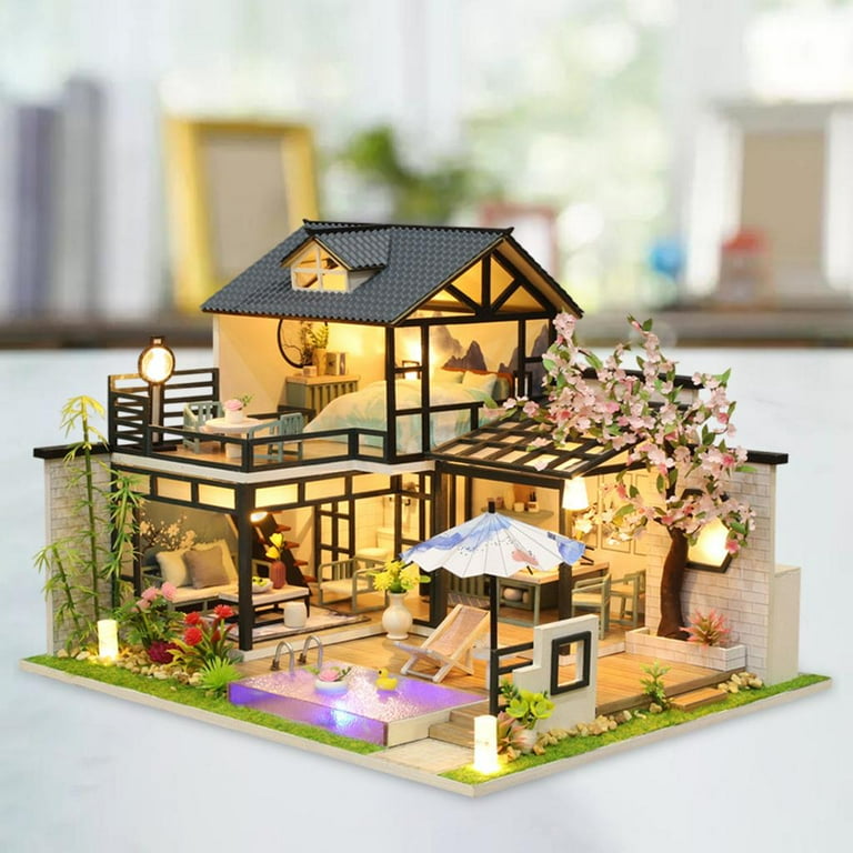 5 miniature dollhouse rooms hotsell