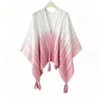 thumbnail image 6 of Shrysg Women's Lightweight Chiffon Tassel Shawl Beach Scarf Open Front Casual Cover-Up for Spring Summer Vacation, 6 of 6