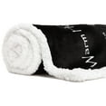 thumbnail image 4 of Chanasya Warm Hugs Positive Energy Healing Thoughts Super Soft Sherpa Microfiber Comfort Caring Black and White Gift Throw Blanket - Get Well Soon Gift for Women Men Cancer Patient - Black Blanket, 4 of 8