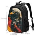 thumbnail image 5 of Daiia Ink Style Bald Eagle Pattern USB Charging Backpack for Men and Women, Anti-Theft Backpack,Travel Backpack,School Backpack,College Backpack,Laptop Backpack, 5 of 7