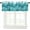 Blue Forest, variant on Brown Coffee Theme Kitchen Valance for Window,Rod Pocket Rustic Vintage Latte Cappuccino Cafe Curtains Farmhouse Cafe Beans Drink Decor Modern Art Window Drapes Fabric