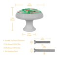 thumbnail image 4 of 4PCS Round Watermelon Cabinet Fluorescence Knob Glowing in the Dark Furniture Drawer Pulls Handle with Screws, 4 of 5