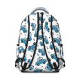 thumbnail image 3 of Police and Checkered White Pattern Backpack for School, Cute School Bag with Adjustable Shoulder Straps and Padded Back, 15.3"x11"x7.1", 3 of 5