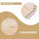thumbnail image 5 of 4 letreros de madera para anunciar el nacimiento de un bebé, letreros de madera para anunciar el nombre del bebé, para fotos de guardería, 5 of 7