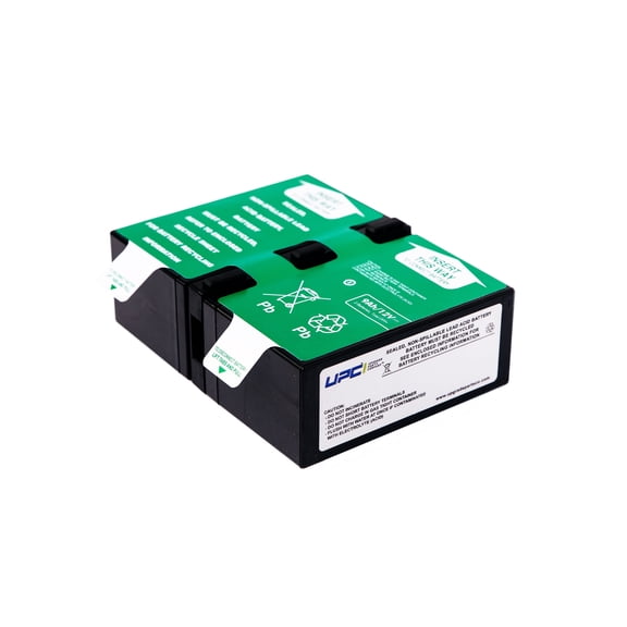APCRBC124-UPC Replacement Battery for APC UPS Battery Backup – Compatible with BX1500M, BR1300G, BX1500G, BR1500GI, BR1500G, BX1300G – 24V 9Ah Sealed Lead Acid Pack, Assembled in USA, by UPC