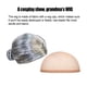 thumbnail image 3 of Vogacara Peluca Traje de personaje Temperamental Postizo Buena elasticidad Buena elasticidad Toupee Periwig Toque cómodo para Old Lady Grey Type2 NO2 Vogacara CE011474-02, 3 of 5