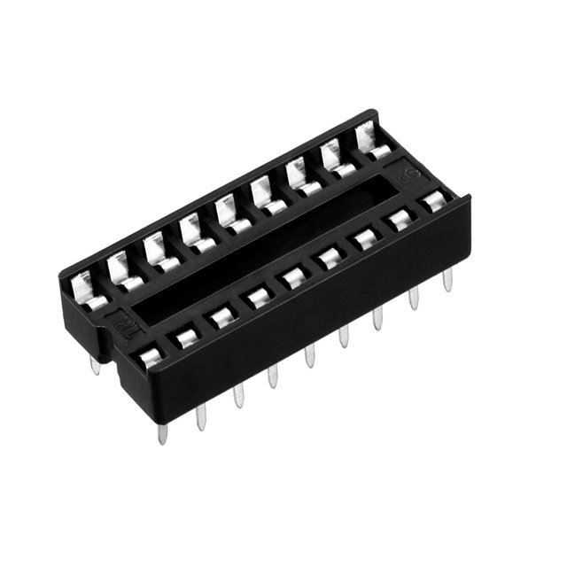 Unique Bargains 10pcs 2.54mm Pitch 2 Row 18 Flat Pins Soldering DIP IC Chip Socket Adaptor