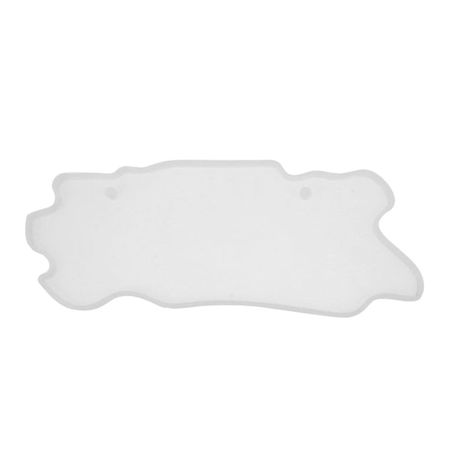 1pc Porte Plaque Silicone Moule DIY Blanc Porte Plaque Suspendue Maison Signe Moule