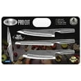 thumbnail image 4 of Gotham Steel Pro Cut Japanese Style Stainless Steel Knife Set - 4 Pack, 4 of 6