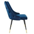 thumbnail image 5 of Modway Adorn 17.5" Tufted Performance Velvet Dining Side Chair in White, 5 of 10