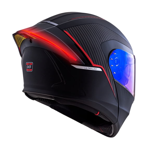 Casco Abatible Para Motocicleta Vento Rockstar Ultra Led XL