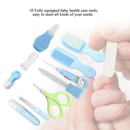 Herwey 10pcs Outils De Soins De Sante Pour Bebe Securite Du Nourrisson Coupe Ongles Ciseaux Kit De Toilettage Du Nouveau Ne Soins De Sante Du Nouveau Ne Soins De Sante Du Nourrisson Walmart Canada