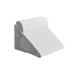 thumbnail image 1 of Almohada Cojin Antireflujo Grande Malubero GRIS/CLARO, 1 of 5