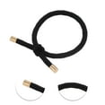 thumbnail image 3 of Unique Bargains 1 Pc Classic Knotted Style Hair Rope Hair Scrunchies Black, 3 of 5