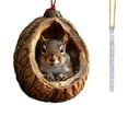 thumbnail image 1 of EZLIFE Adornos navideños de animales, adorno navideño de animales de acrílico 2D, decoración de animales del bosque, decoración navideña de vida silvestre, adorno colgante de animales para árbol de Na, 1 of 7