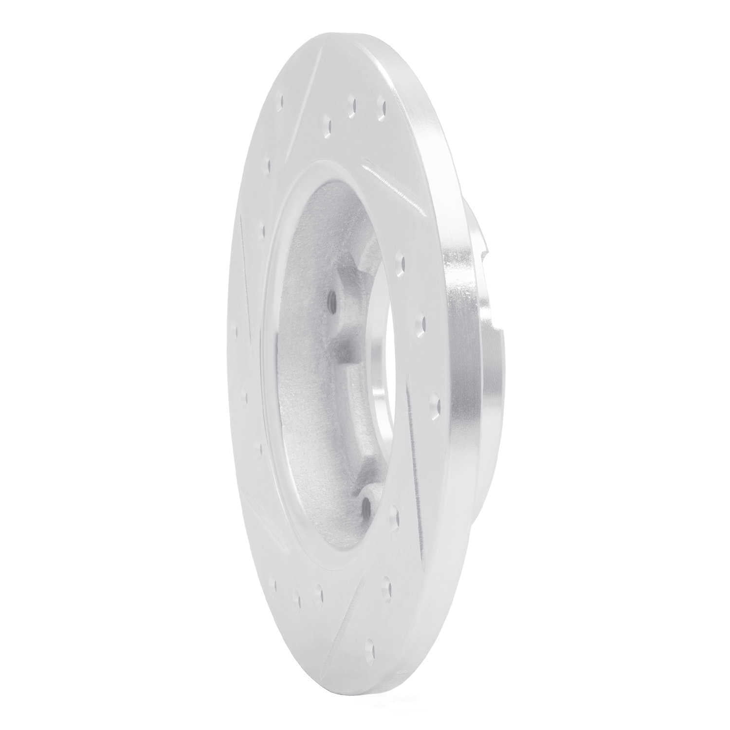 Dynamic Friction Company 631-59002R DFC Brake Rotor - Drilled And Slotted - Silver