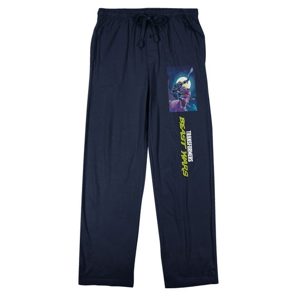 Transformers Beast Wars Optimus Primal T-Rex Men's Navy Sleep Pajama Pants-Medium